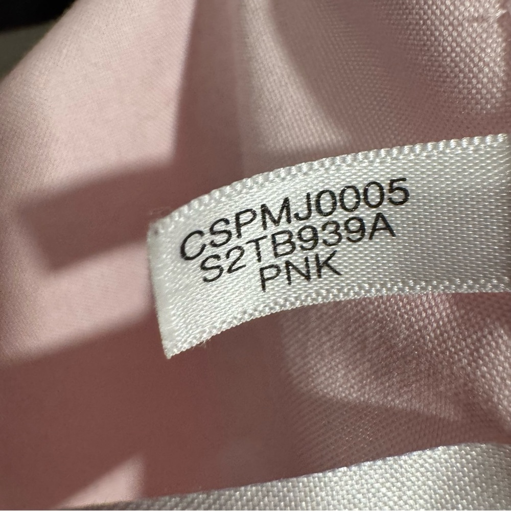Calvin Klein Light Pink Sleeveless Women's 12 (L/XL) Shirt Blouse 100% Cotton - Picture 6 of 8